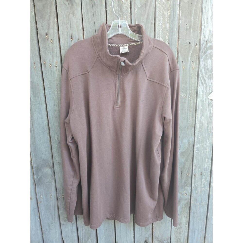 King Ranch Pullover Sweater XL Brown  1/4 Zip Outdoor